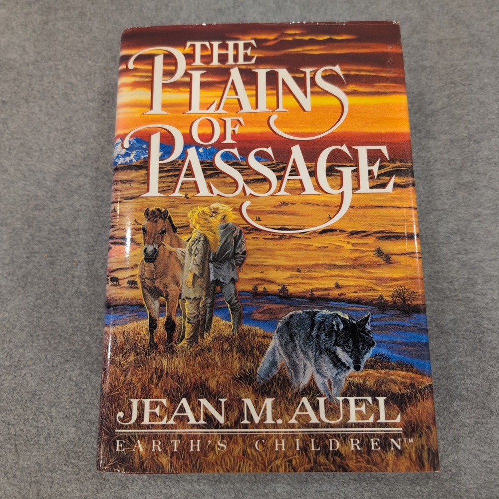 The Plains of Passage Jean M Auel First Edition, 1st Printing Hardcover Book